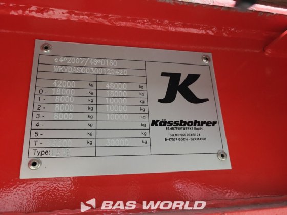 Kässbohrer 低装载半挂车