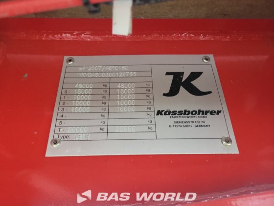 Kässbohrer 低装载半挂车