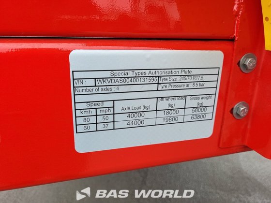 Kässbohrer LB4E 低装载机半挂车