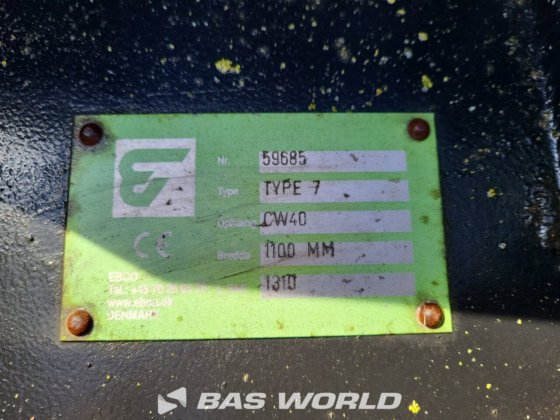 EBCO CW40 挖掘机铲斗