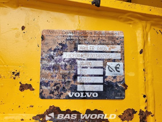 ボルボ A40 G ダンプトラック