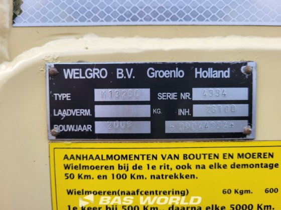 DAF CF85.360 6X2 ウェルグロ サイロトラック