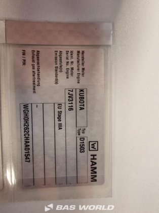 HAMM HD12 VV 双轮压路机