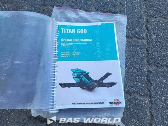 Powerscreen TITAN 600 スクリーナー