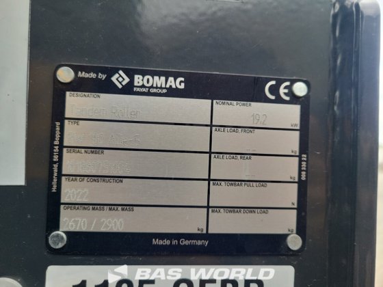 Bomag BW100 ADe-5 双轮压路机