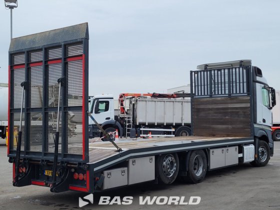 メルセデス・アクトロス 2543 6X2 フラットベッドトラック