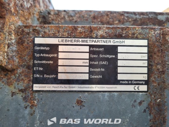 利勃海尔L538轮式装载机