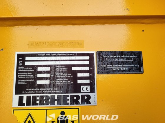 利勃海尔L538轮式装载机