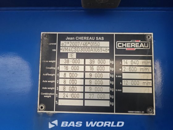 チェロー冷凍セミトレーラー