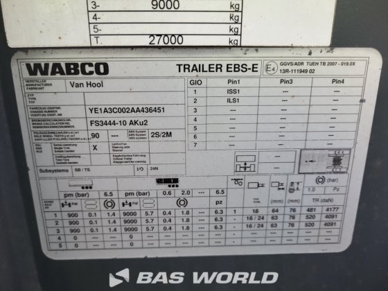 范霍尔集装箱底盘