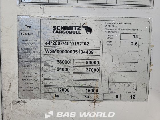 施密茨冷藏半挂车