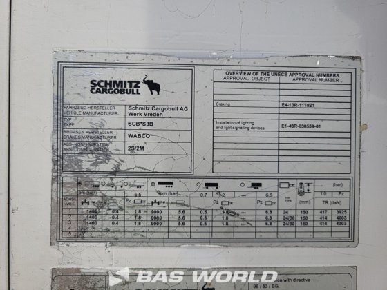 施密茨冷藏半挂车