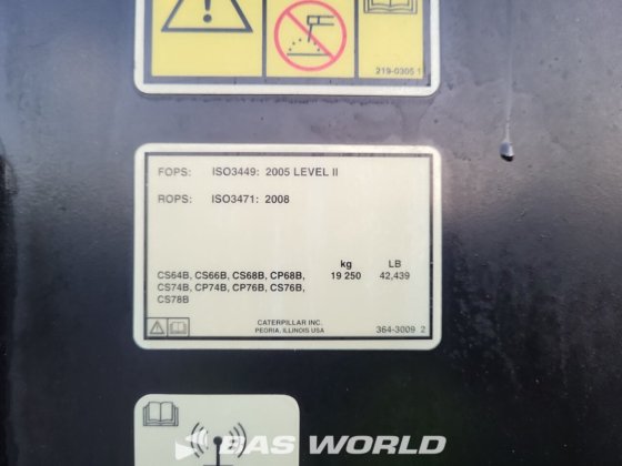 卡特彼勒 CS66 B 单钢轮压路机