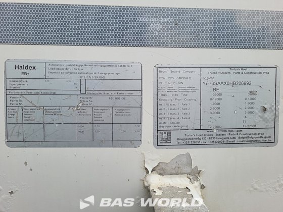 ターボス・フート サイロ セミトレーラー