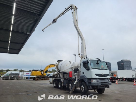 ルノー 8X4 メクボ コンクリートミキサートラック