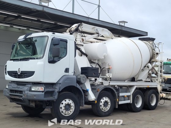 ルノー 8X4 メクボ コンクリートミキサートラック