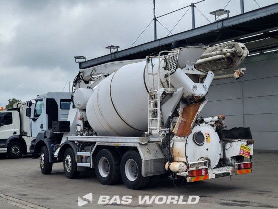 ルノー 8X4 メクボ コンクリートミキサートラック