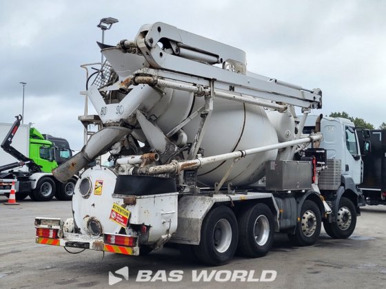 ルノー 8X4 メクボ コンクリートミキサートラック