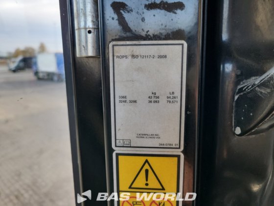 キャタピラー 336 E L クローラーショベル