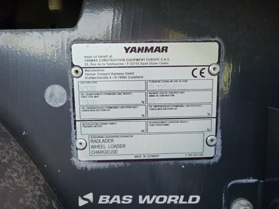 洋马V120轮式装载机