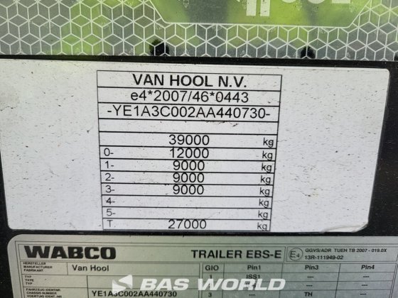 范霍尔集装箱底盘