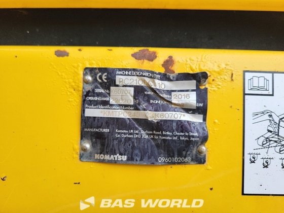 コマツPC210 LC-10 クローラーショベル