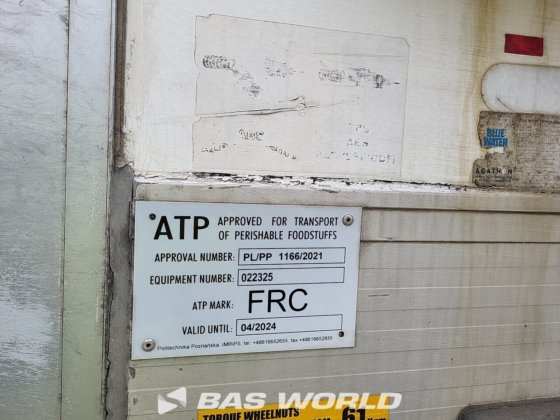 ナルコ冷蔵セミトレーラー