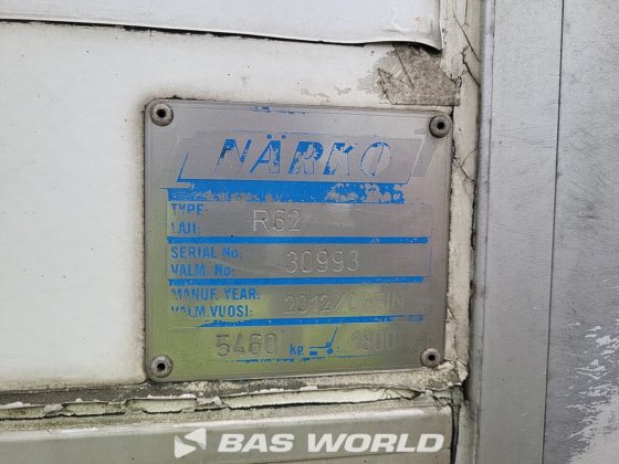 ナルコ冷蔵セミトレーラー