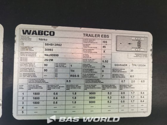 ナルコ冷蔵セミトレーラー