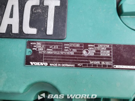 ボルボEC250 E Lクローラーショベル