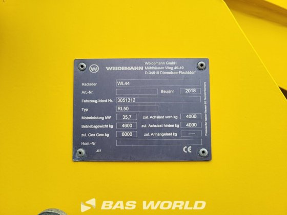 瓦克诺森WL 44型轮式装载机