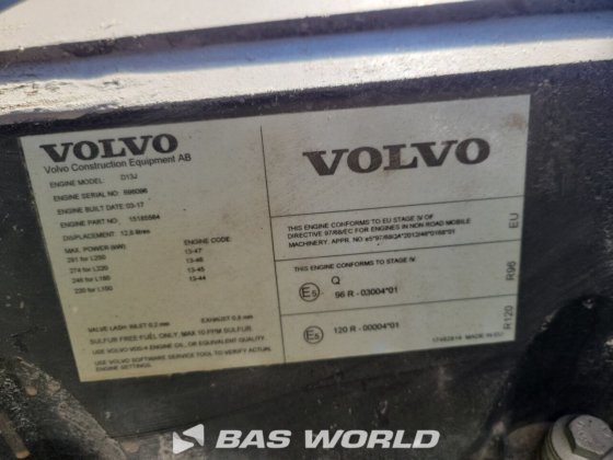 沃尔沃 L250 H 装载机