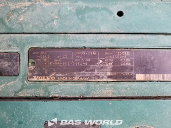 ボルボEC220 E Lクローラーショベル