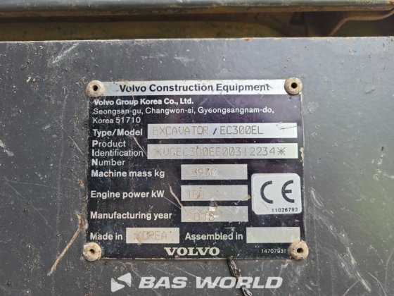 沃尔沃 EC300 E L 履带式挖掘机