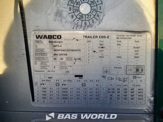 Meusburger 帘式半挂车