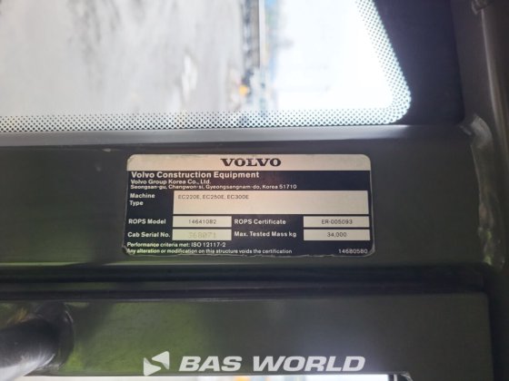 沃尔沃 EC300 E L 履带式挖掘机