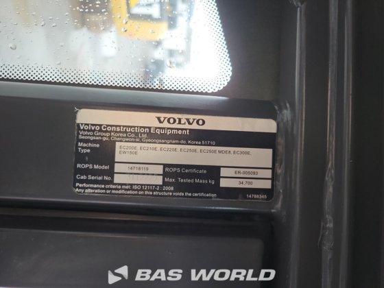 沃尔沃 EC300 E L 履带式挖掘机