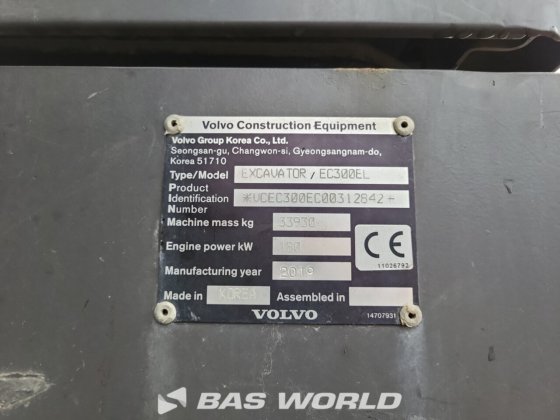 沃尔沃 EC300 E L 履带式挖掘机