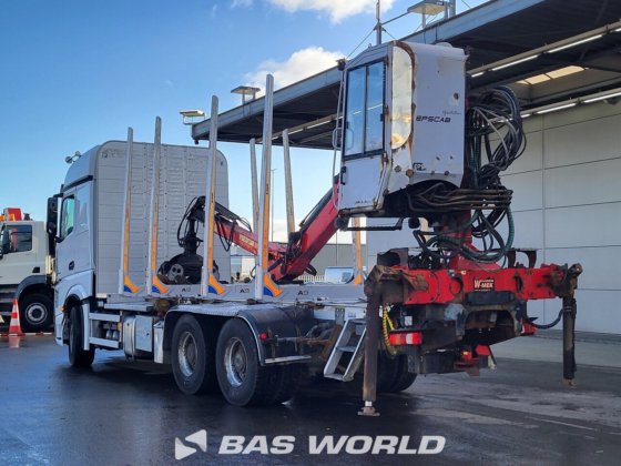 メルセデス・アクトロス 2663 6X4 アルカー木材トラック