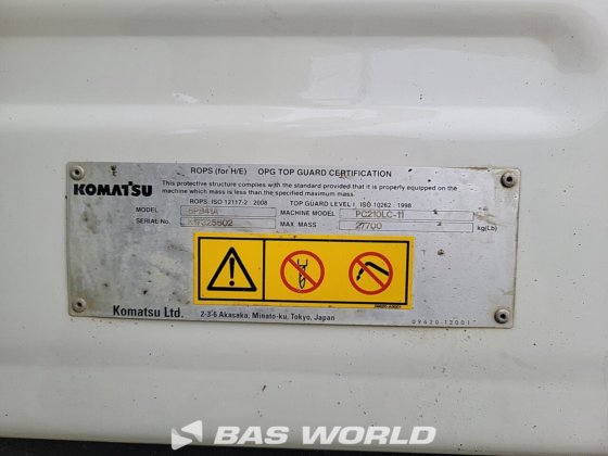 小松 PC210 LC-10 履带式挖掘机