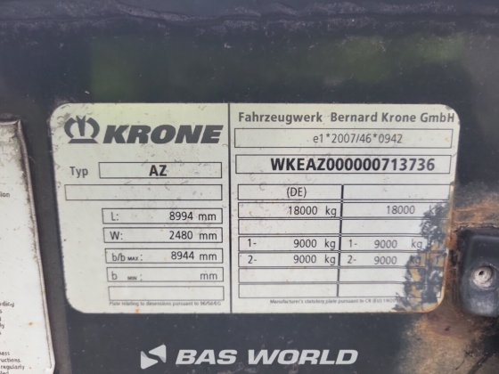 クローネ・コンテナ・シャーシ