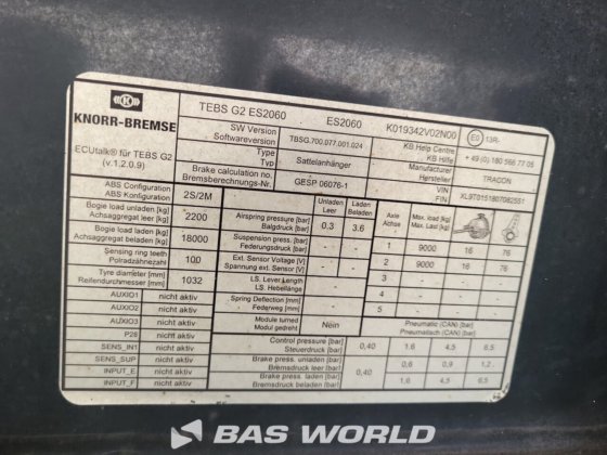 Tracon 封闭箱式半拖车