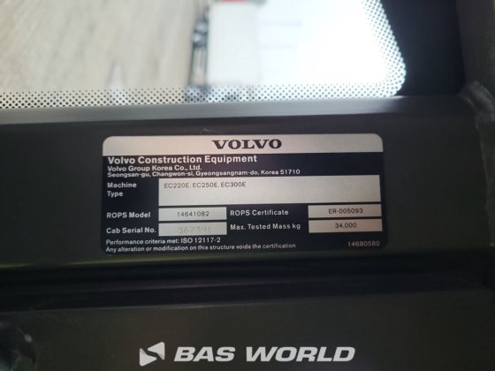 沃尔沃 EC300 E L 履带式挖掘机