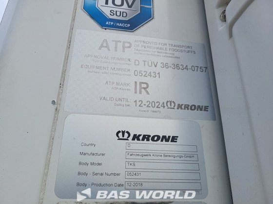 Krone 冷藏半挂车
