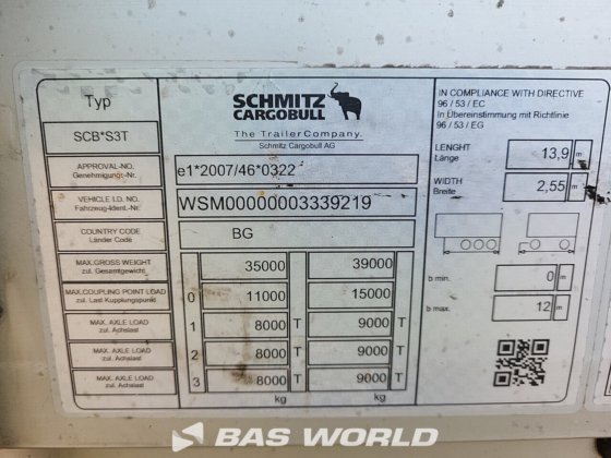 シュミッツ・カーテンサイド・セミトレーラー