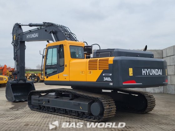 現代 R340L クローラー掘削機