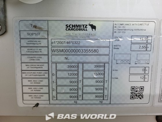 シュミッツ・カーテンサイド・セミトレーラー