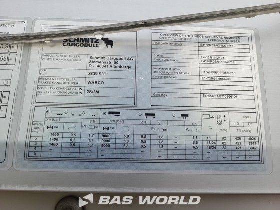 シュミッツ・カーテンサイド・セミトレーラー