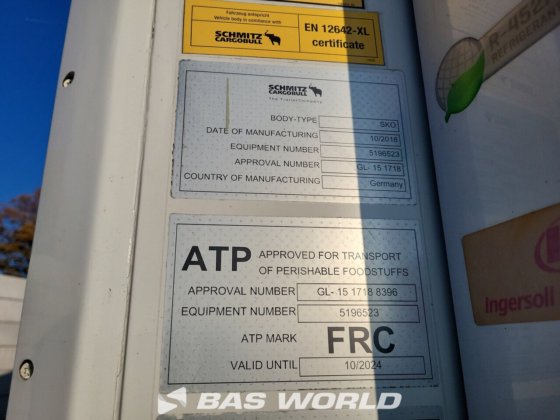 施密茨冷藏半挂车