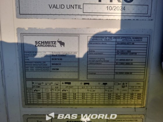 施密茨冷藏半挂车